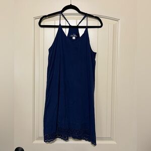 Navy Blue Sheath Dress